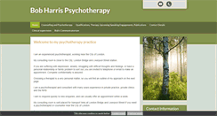 Desktop Screenshot of bobharrispsychotherapy.com