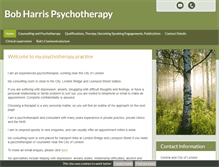 Tablet Screenshot of bobharrispsychotherapy.com